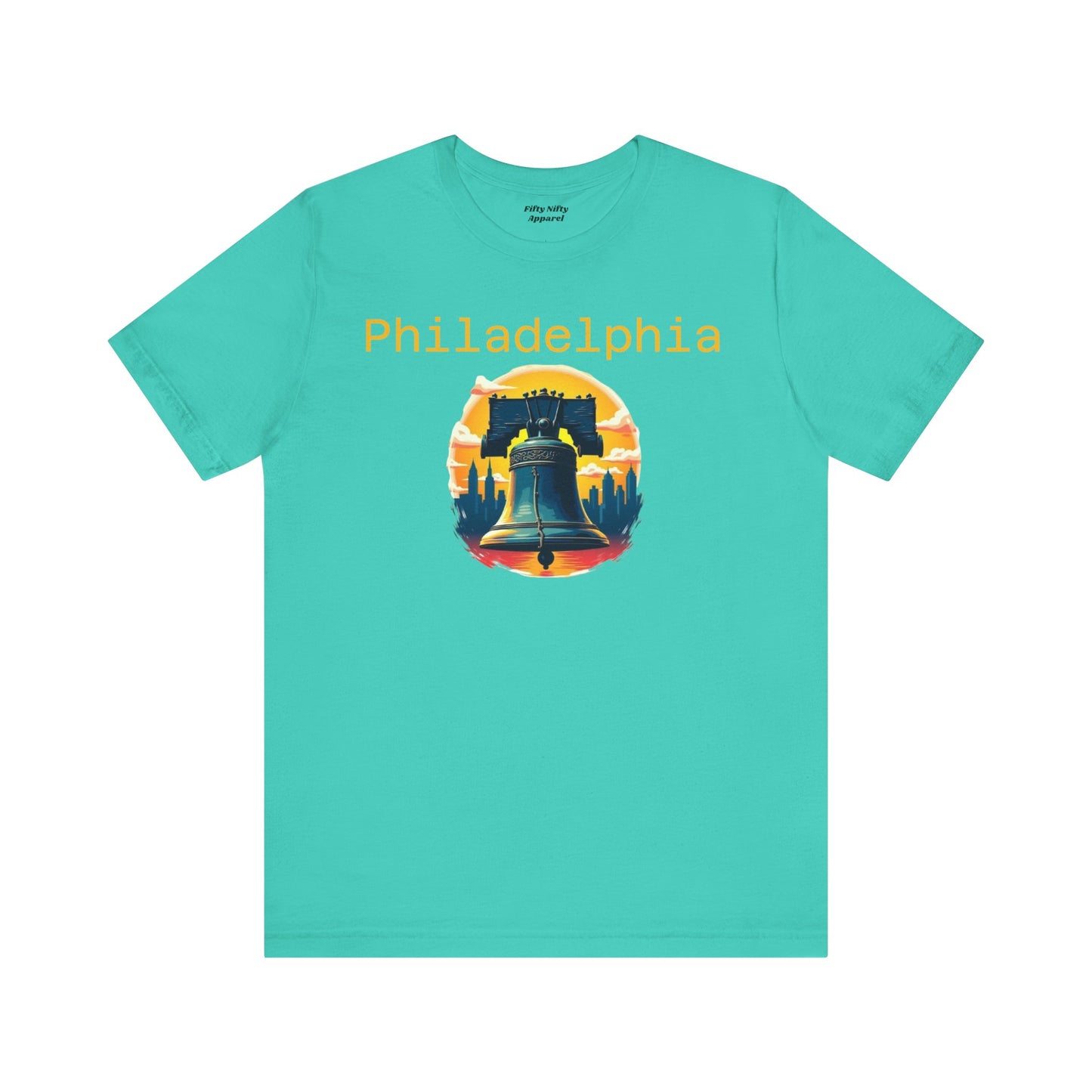 Philadelphia Tee - Unisex Jersey Short Sleeve with Liberty Bell Design