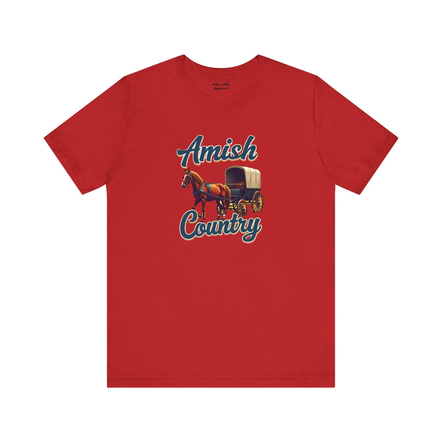 Amish Country Unisex Jersey Style T-Shirt