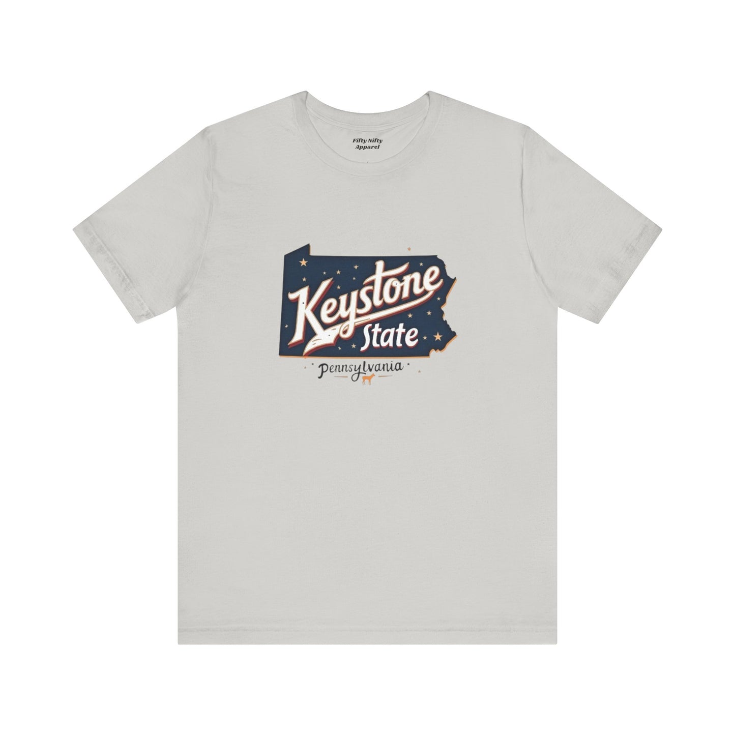 Keystone State Unisex Jersey Tee - Vintage Pennsylvania Design