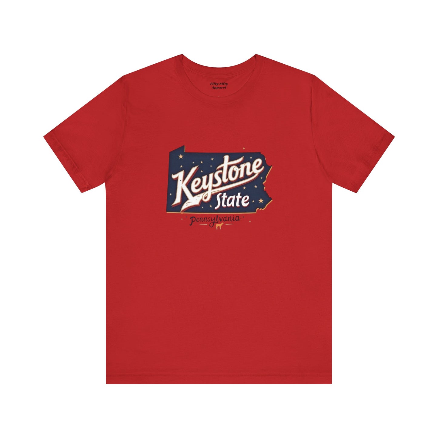 Keystone State Unisex Jersey Tee - Vintage Pennsylvania Design