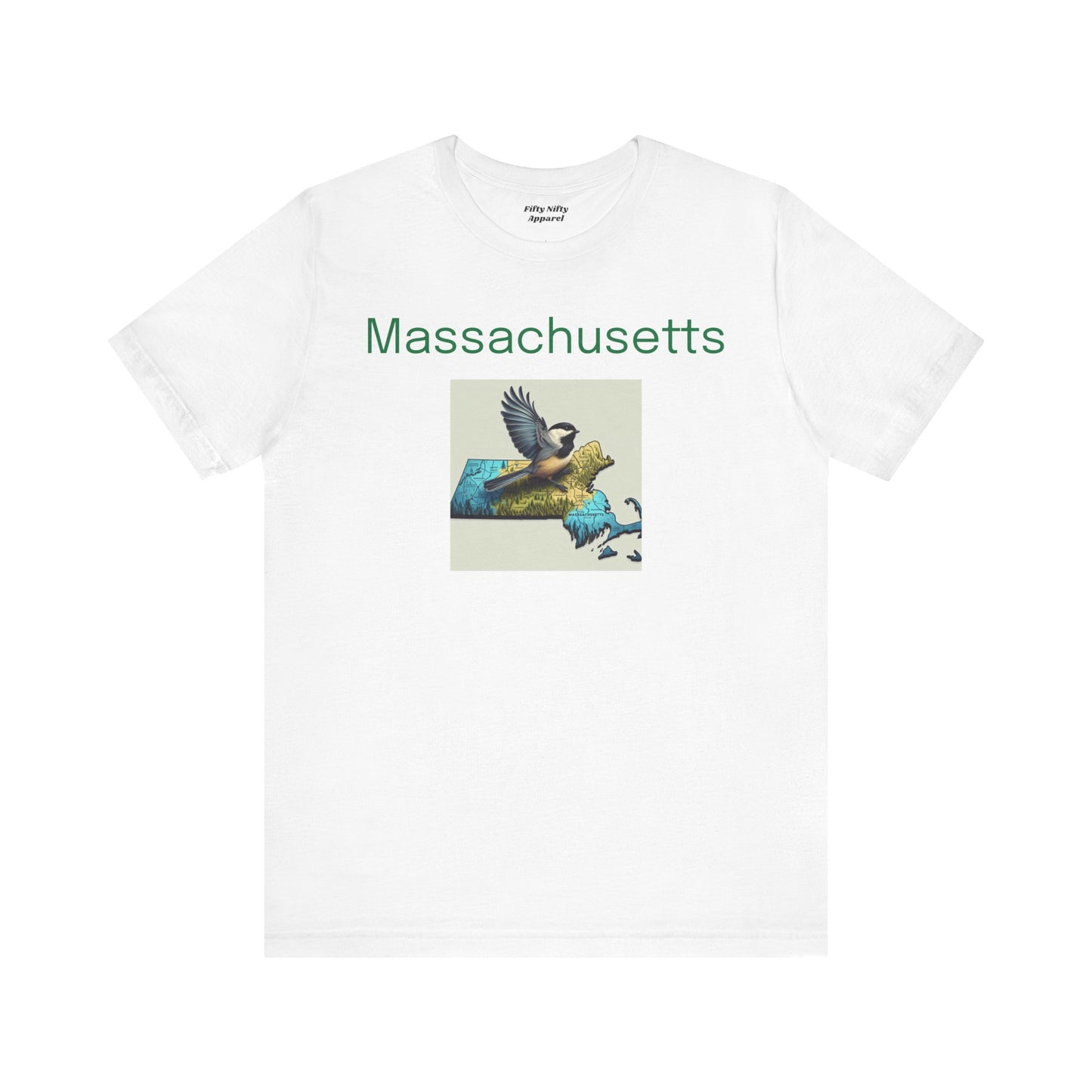 Massachusetts Unisex Jersey Tee - Perfect for State Pride