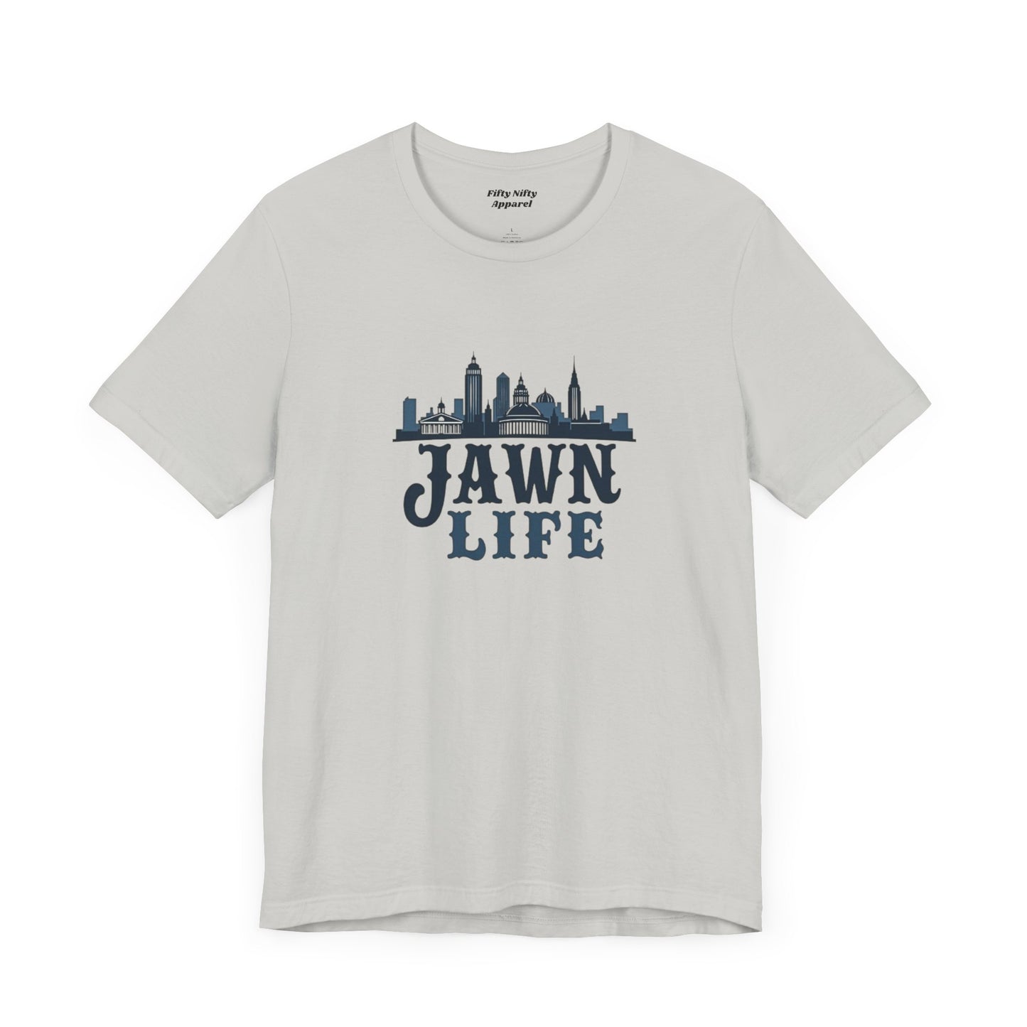 Jawn Life Unisex Jersey Tee - City Skyline Graphic Tee for Urban Style