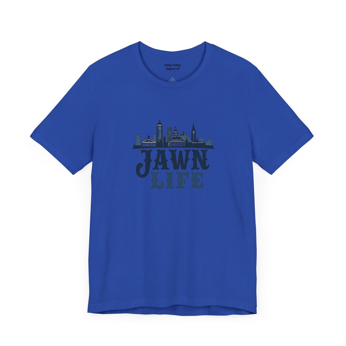 Jawn Life Unisex Jersey Tee - City Skyline Graphic Tee for Urban Style
