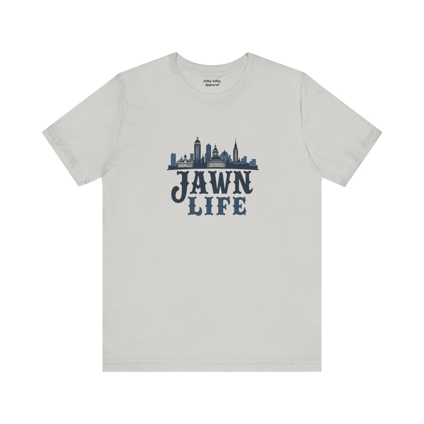 Jawn Life Unisex Jersey Tee - City Skyline Graphic Tee for Urban Style