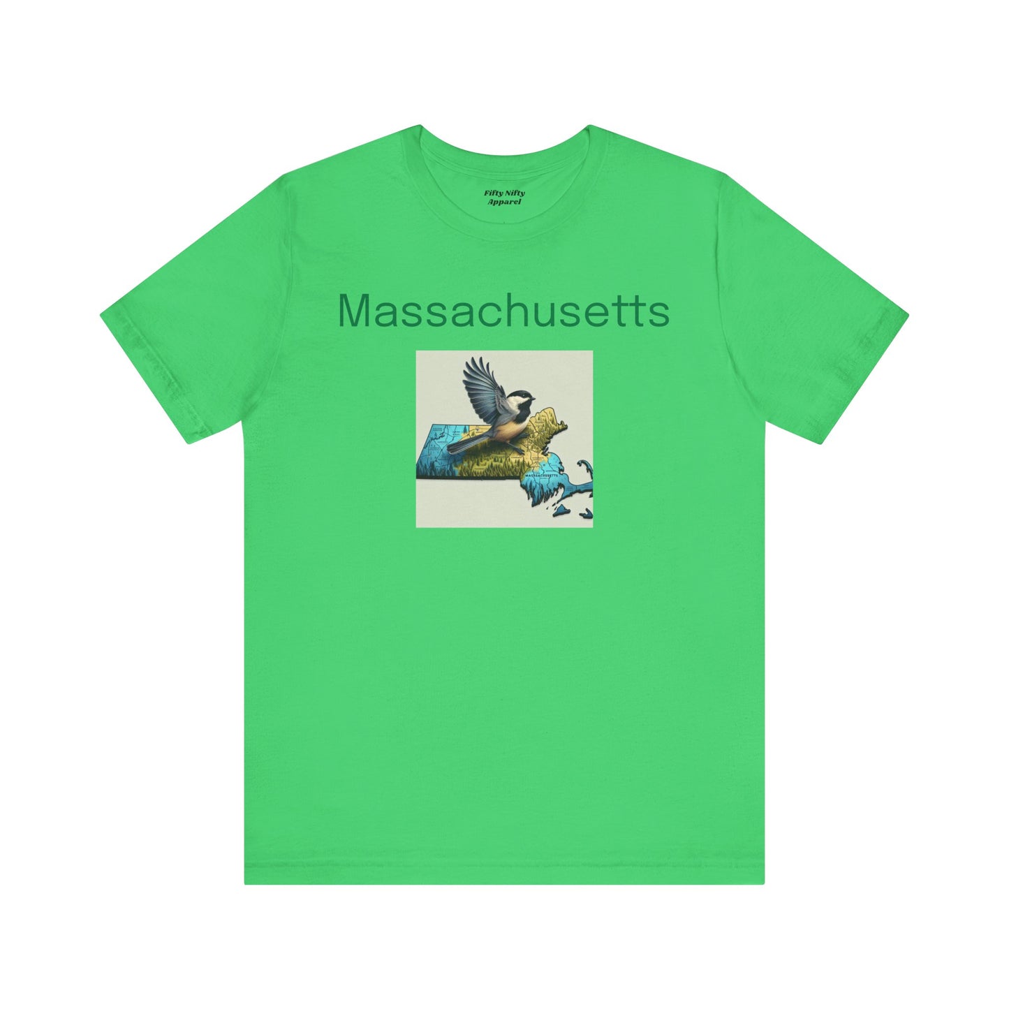 Massachusetts Unisex Jersey Tee - Perfect for State Pride