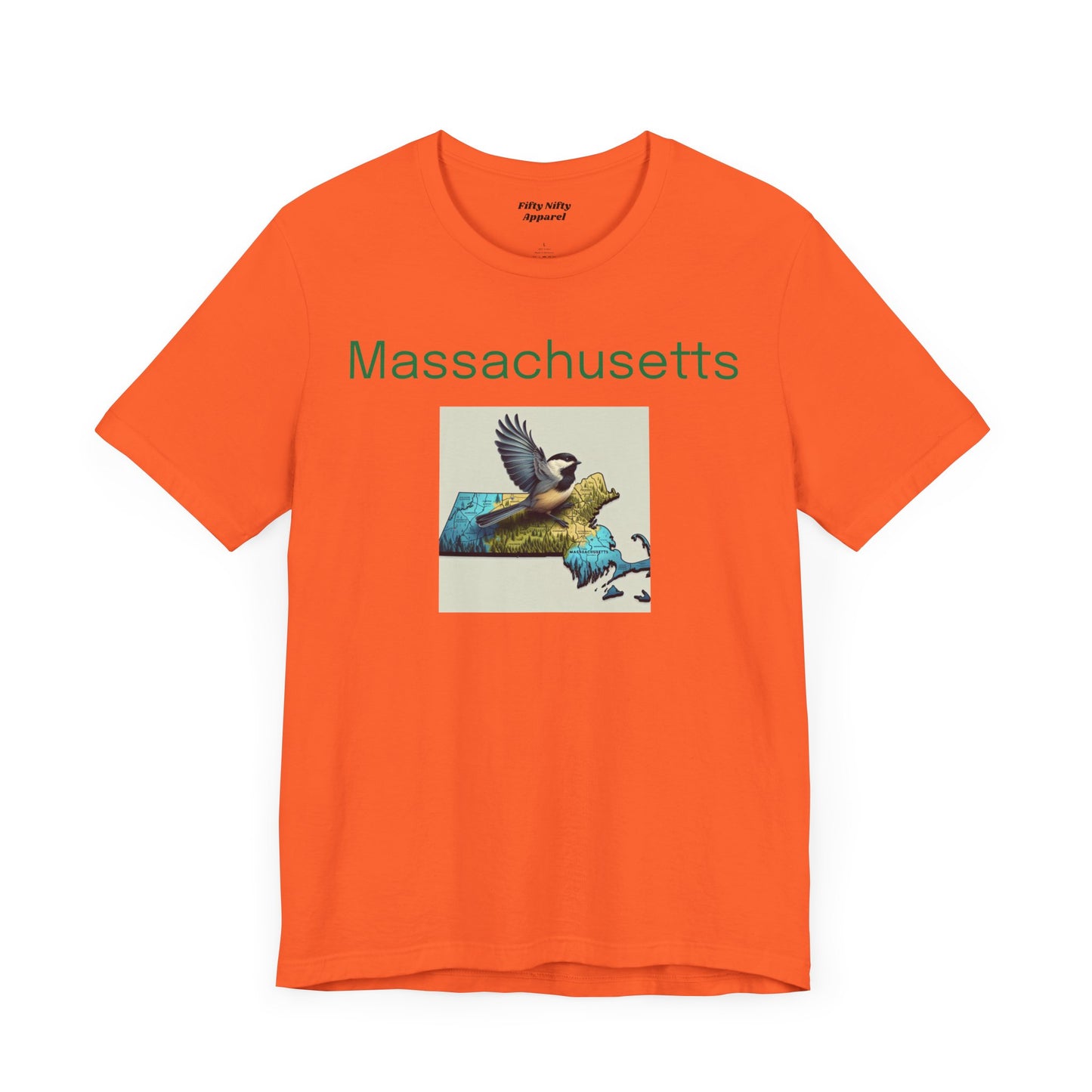 Massachusetts Unisex Jersey Tee - Perfect for State Pride