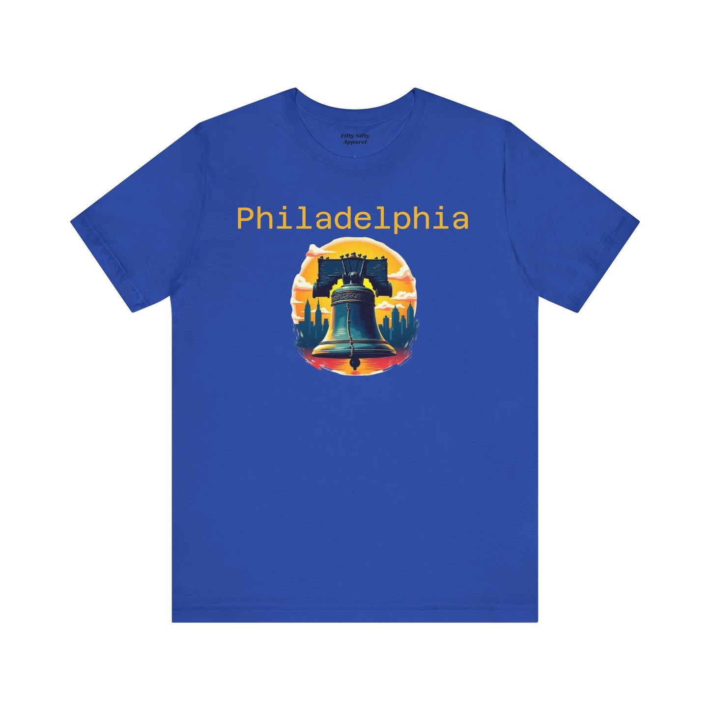 Philadelphia Tee - Unisex Jersey Short Sleeve with Liberty Bell Design