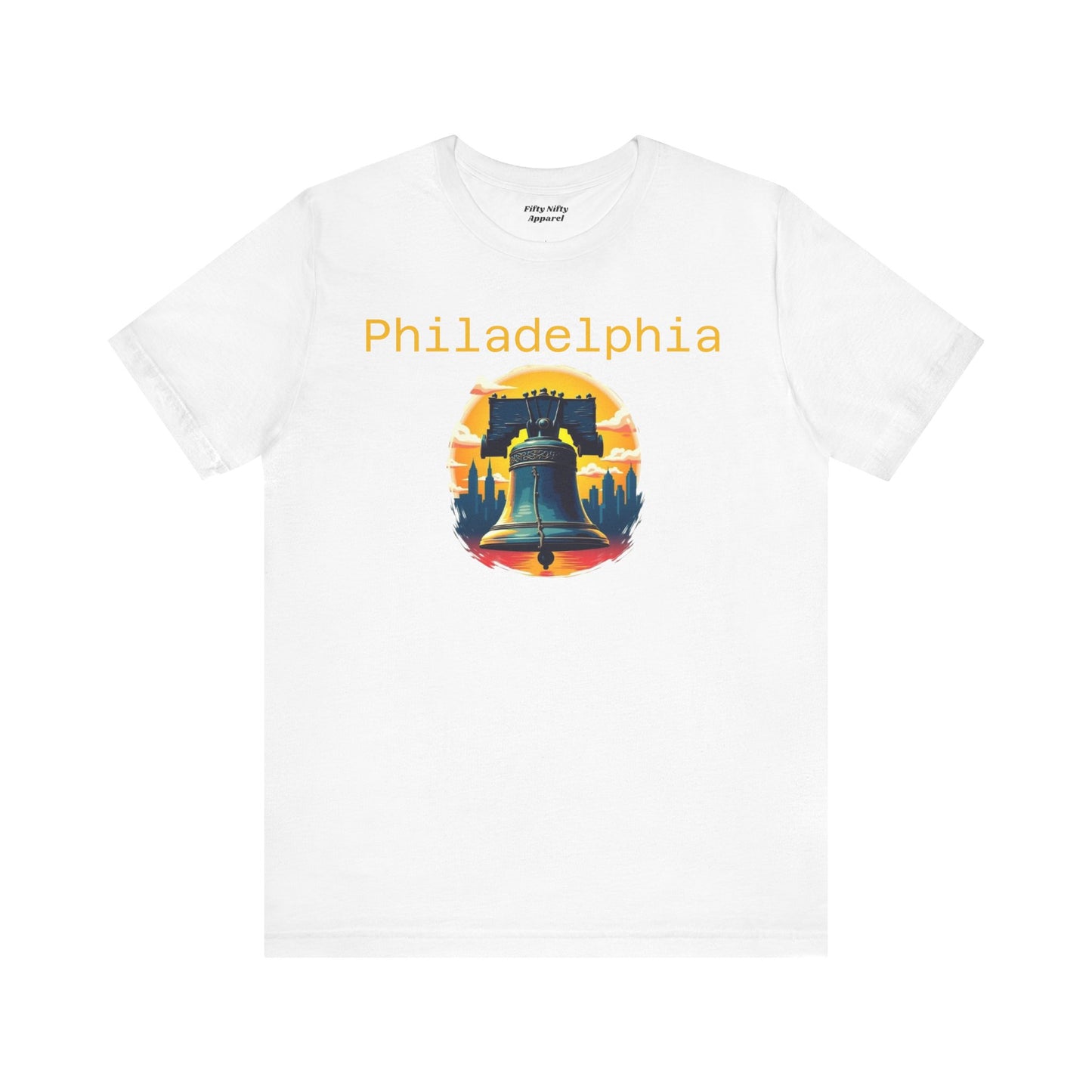 Philadelphia Tee - Unisex Jersey Short Sleeve with Liberty Bell Design