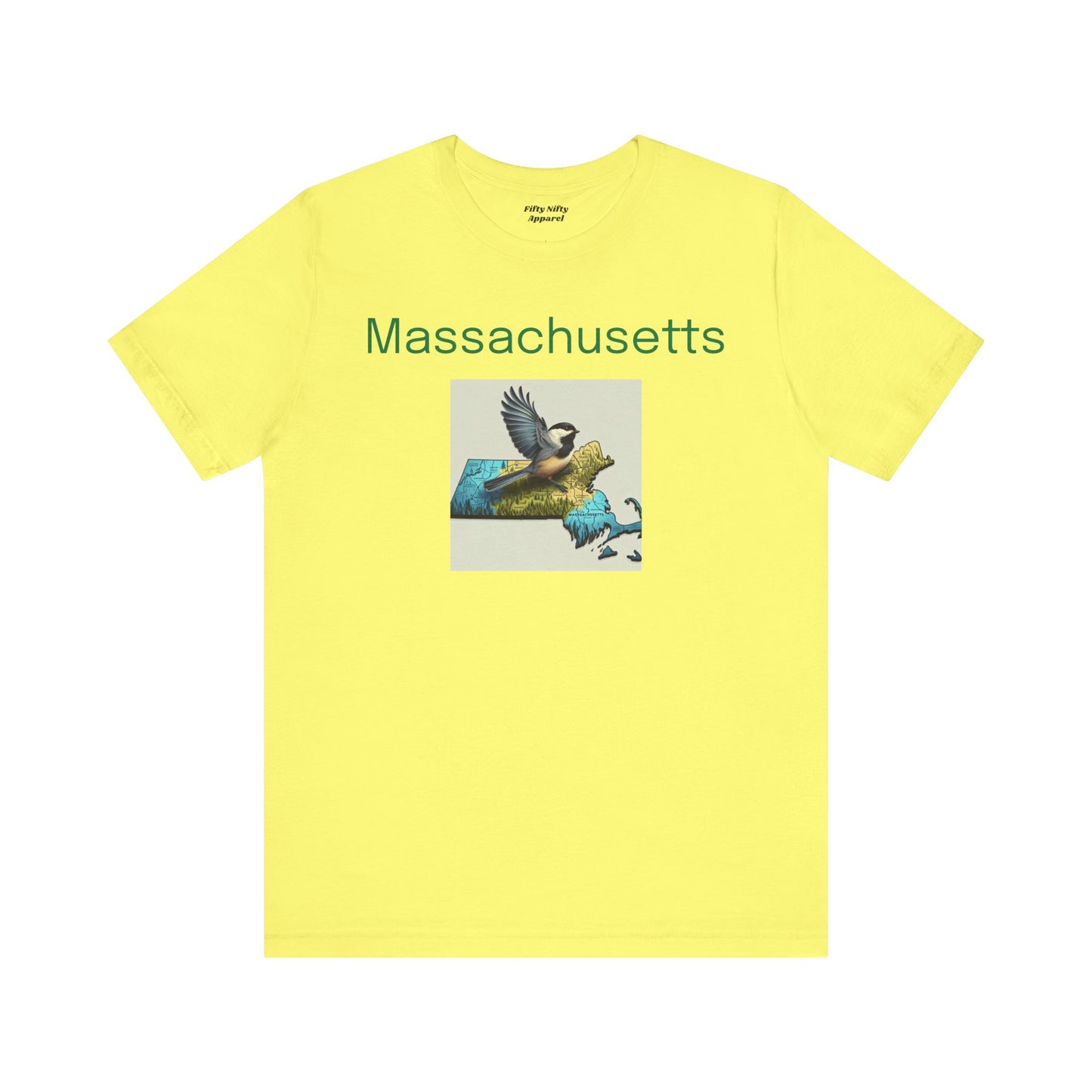Massachusetts Unisex Jersey Tee - Perfect for State Pride
