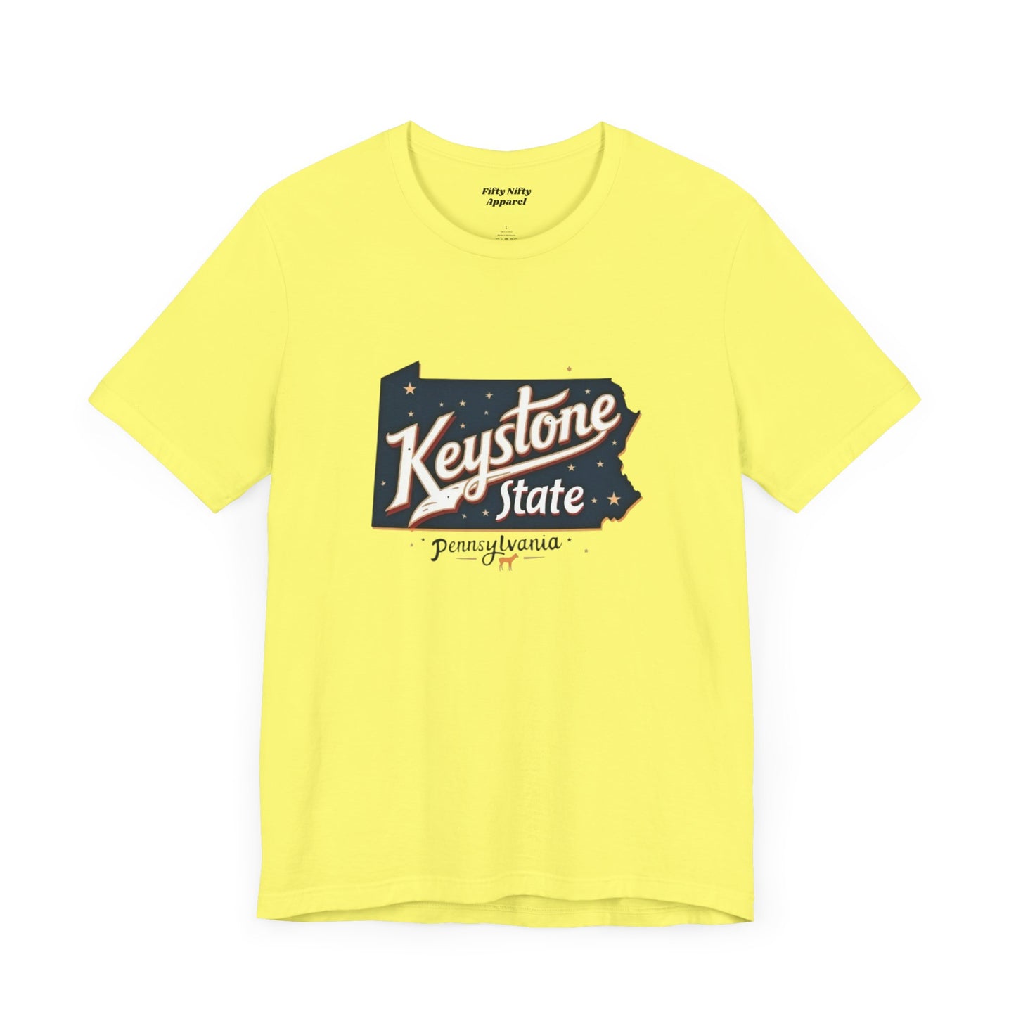 Keystone State Unisex Jersey Tee - Vintage Pennsylvania Design