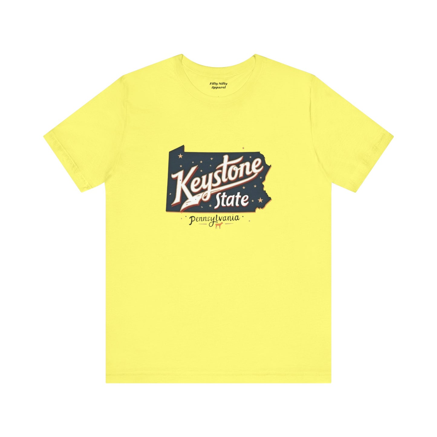 Keystone State Unisex Jersey Tee - Vintage Pennsylvania Design