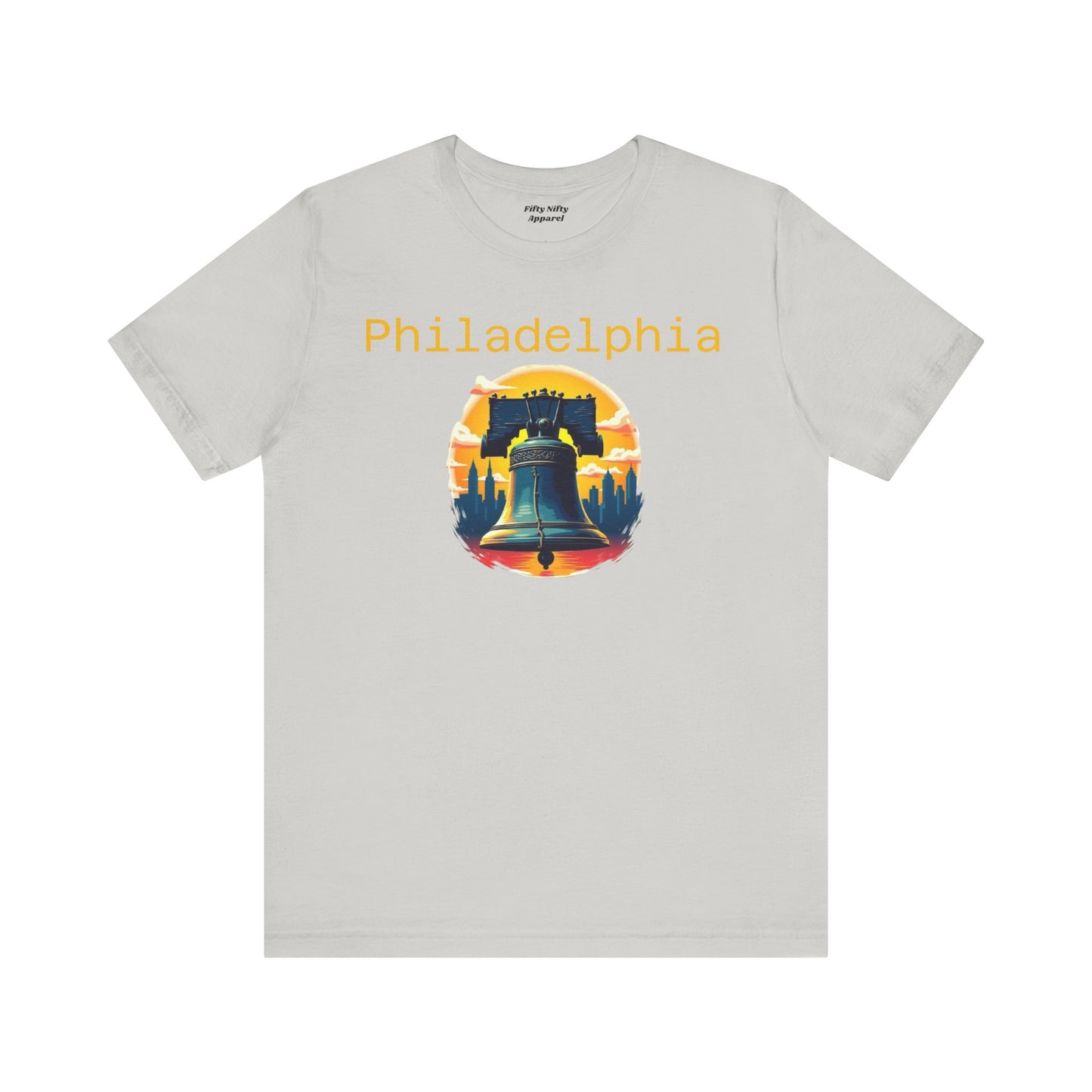 Philadelphia Tee - Unisex Jersey Short Sleeve with Liberty Bell Design