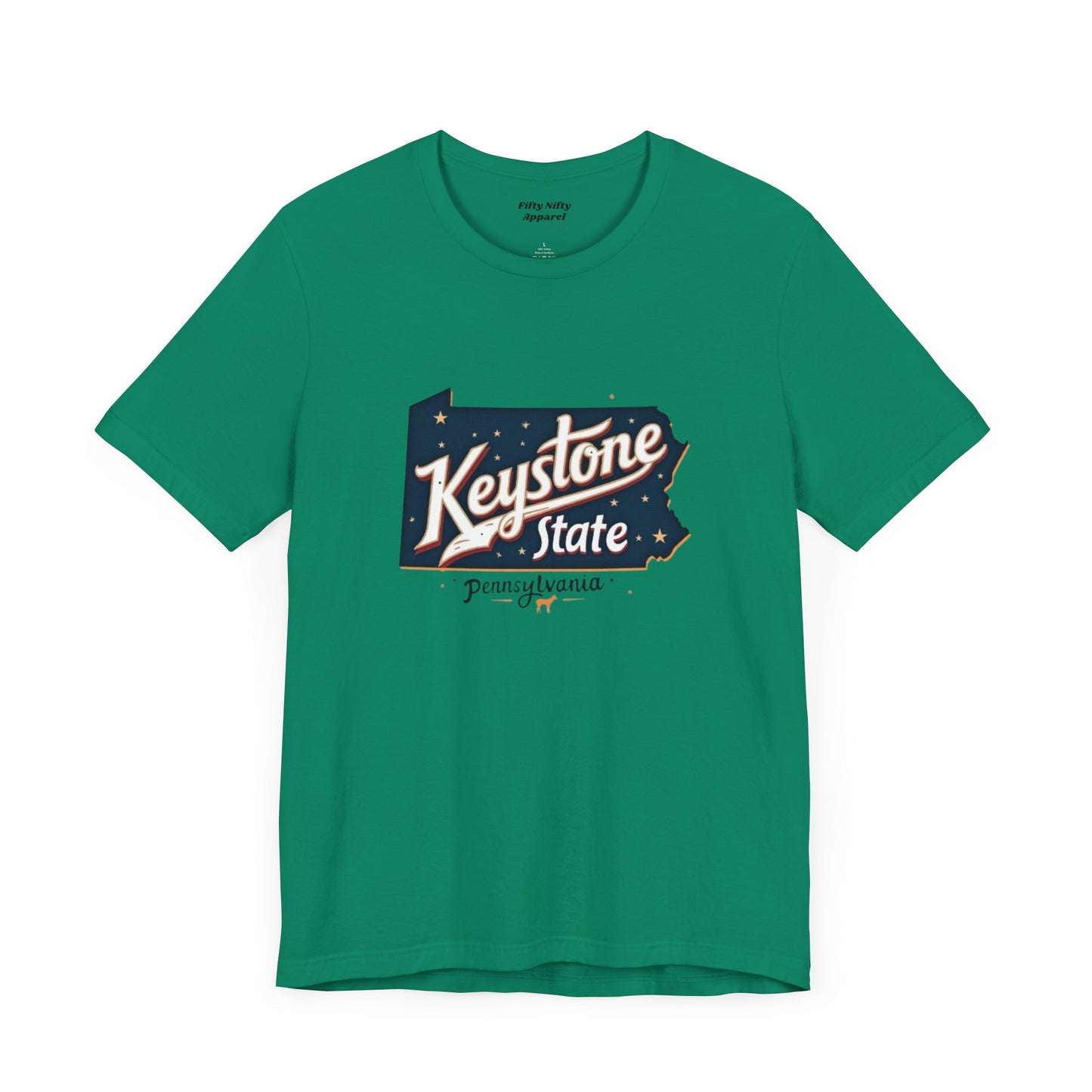 Keystone State Unisex Jersey Tee - Vintage Pennsylvania Design