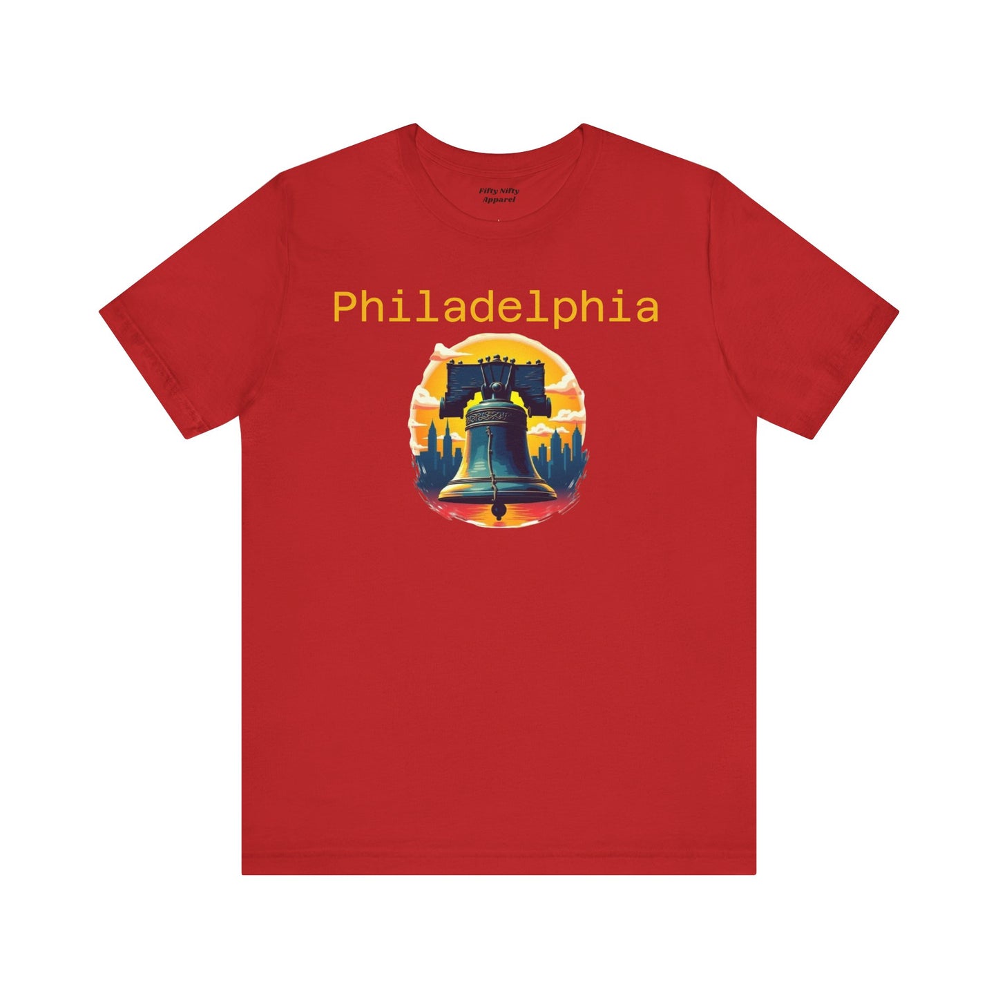 Philadelphia Tee - Unisex Jersey Short Sleeve with Liberty Bell Design