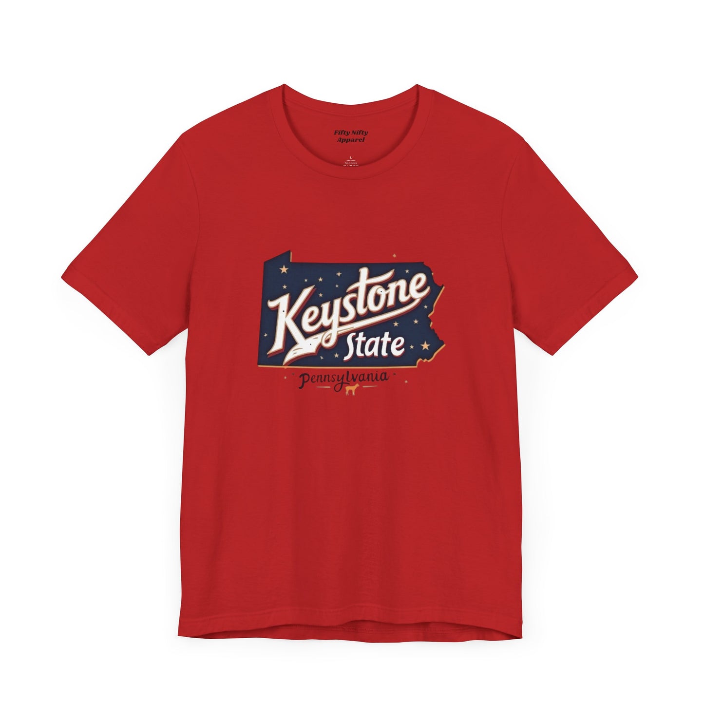 Keystone State Unisex Jersey Tee - Vintage Pennsylvania Design