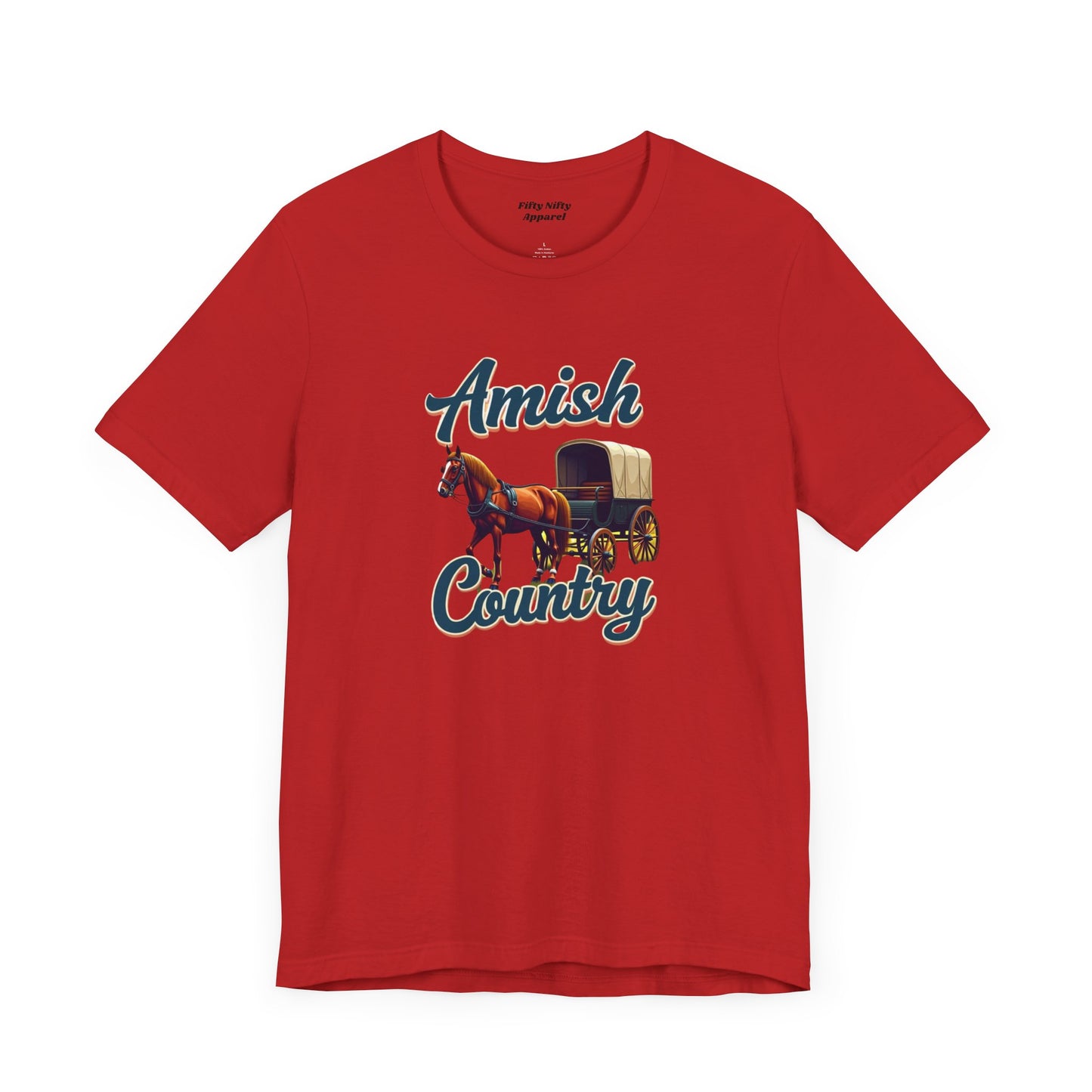 Amish Country Unisex Jersey Style T-Shirt