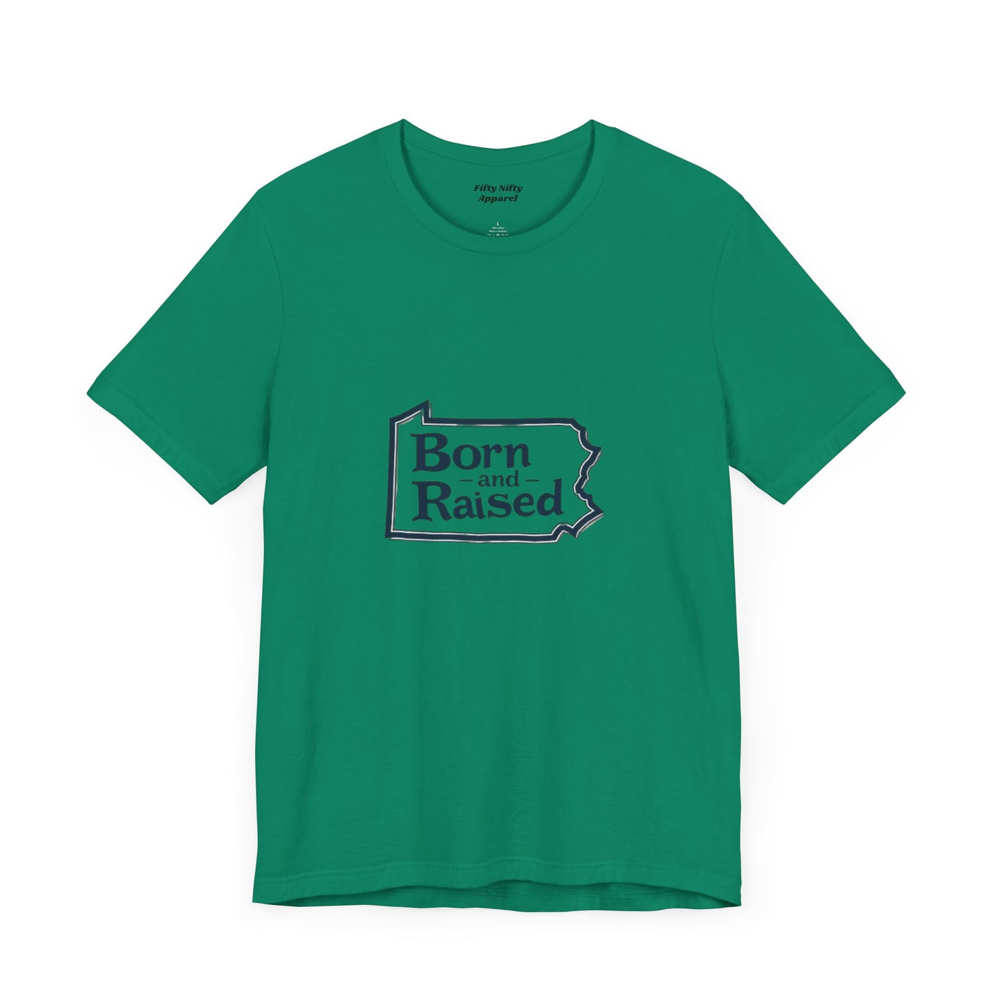 Born and Raised Unisex Jersey Short Sleeve Tee - Comfortable, Casual Apparel for Proud Locals