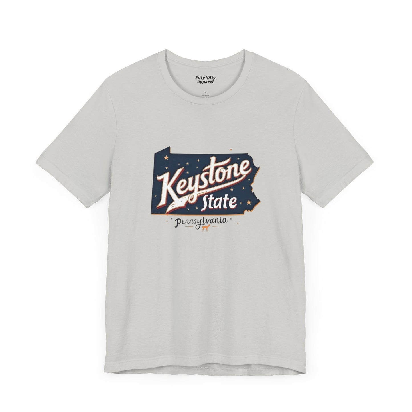 Keystone State Unisex Jersey Tee - Vintage Pennsylvania Design