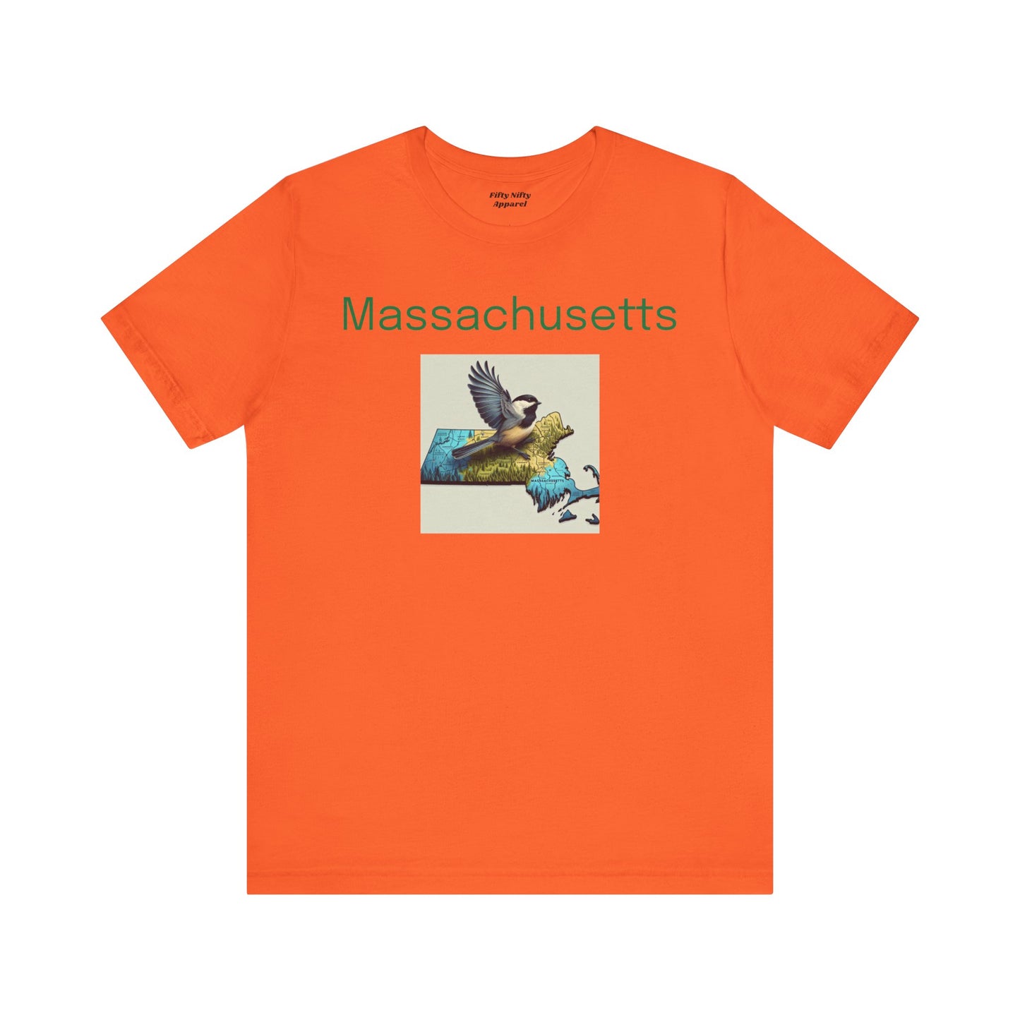 Massachusetts Unisex Jersey Tee - Perfect for State Pride