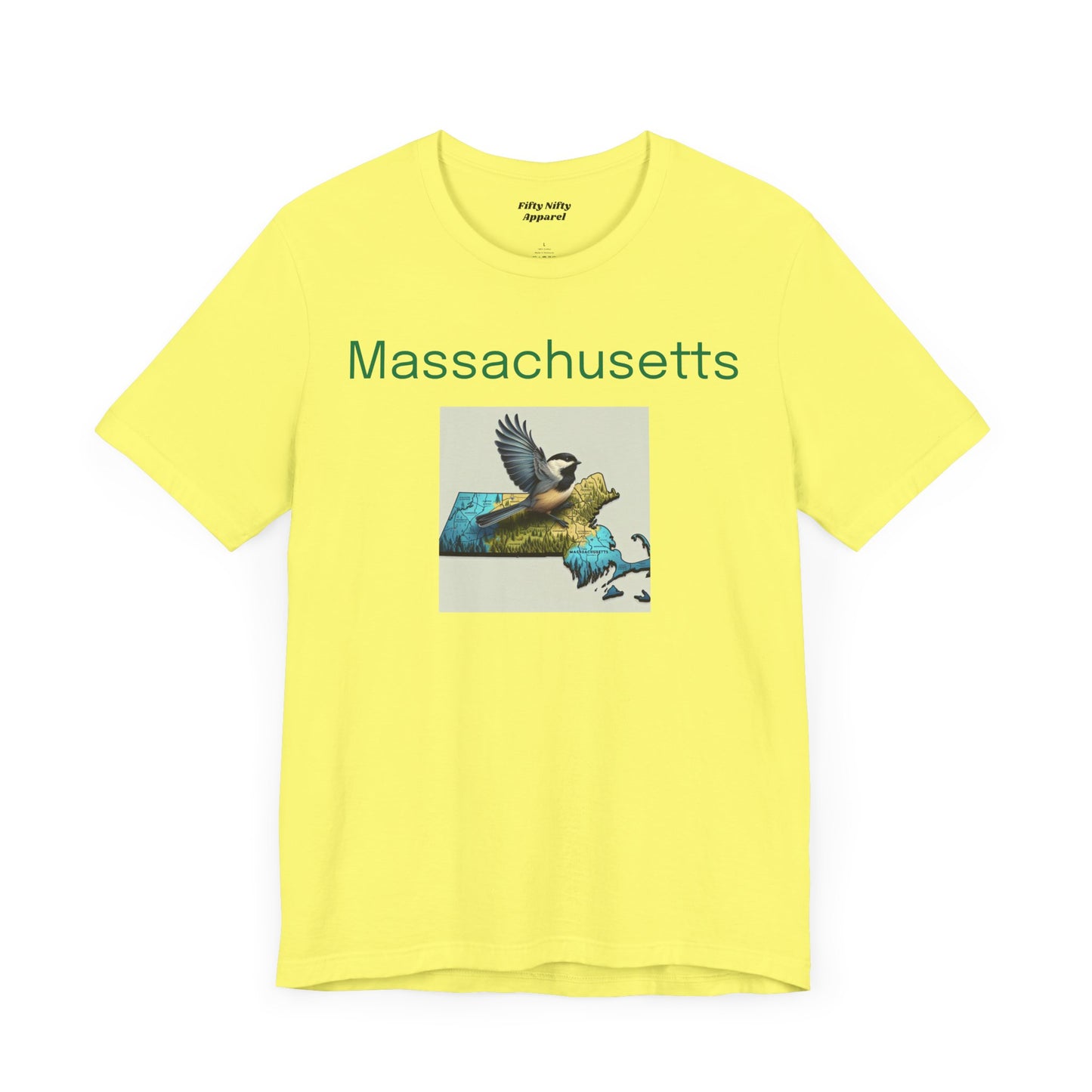 Massachusetts Unisex Jersey Tee - Perfect for State Pride