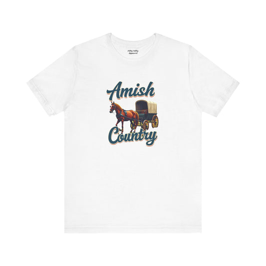 Amish Country Unisex Jersey Style T-Shirt