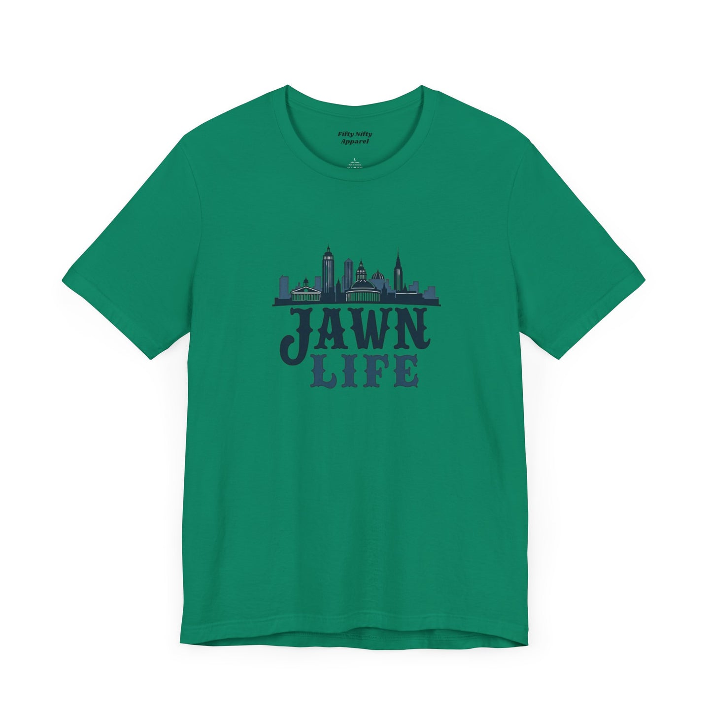 Jawn Life Unisex Jersey Tee - City Skyline Graphic Tee for Urban Style