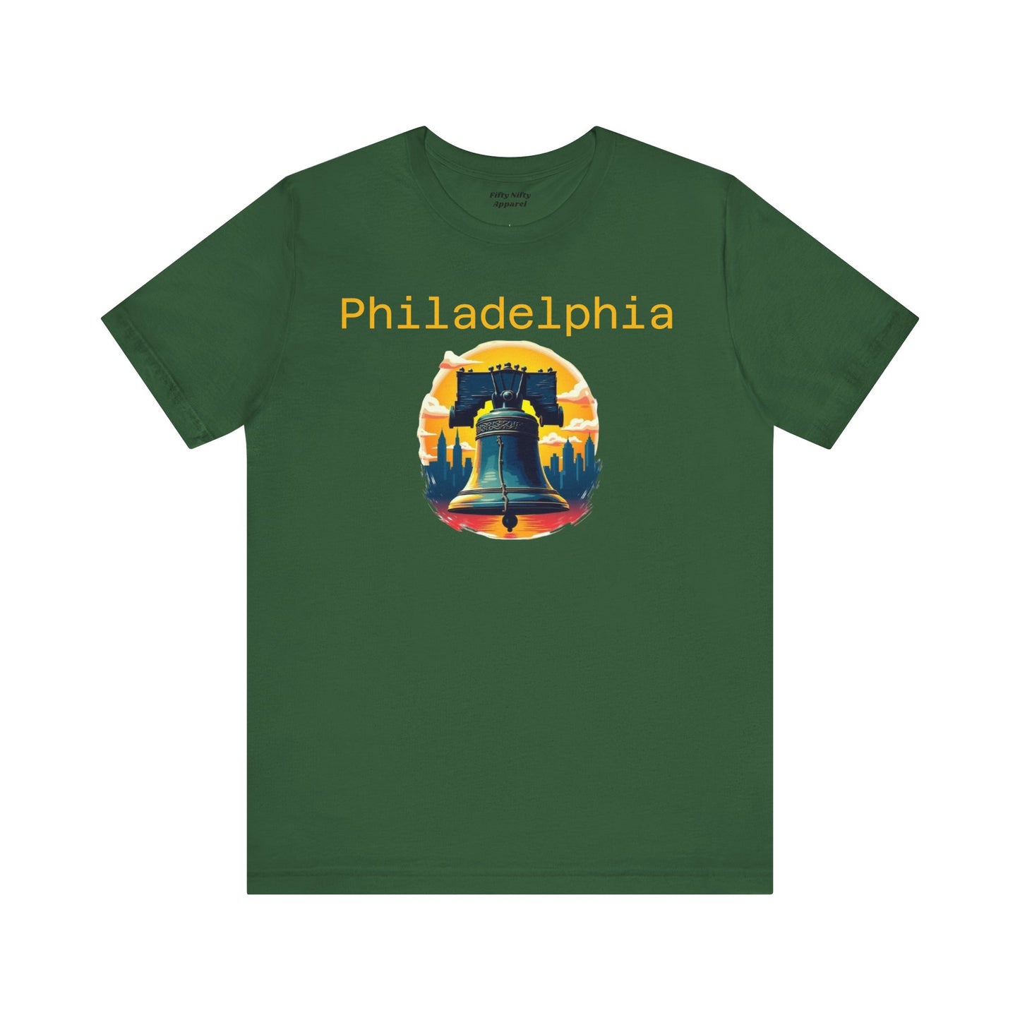 Philadelphia Tee - Unisex Jersey Short Sleeve with Liberty Bell Design