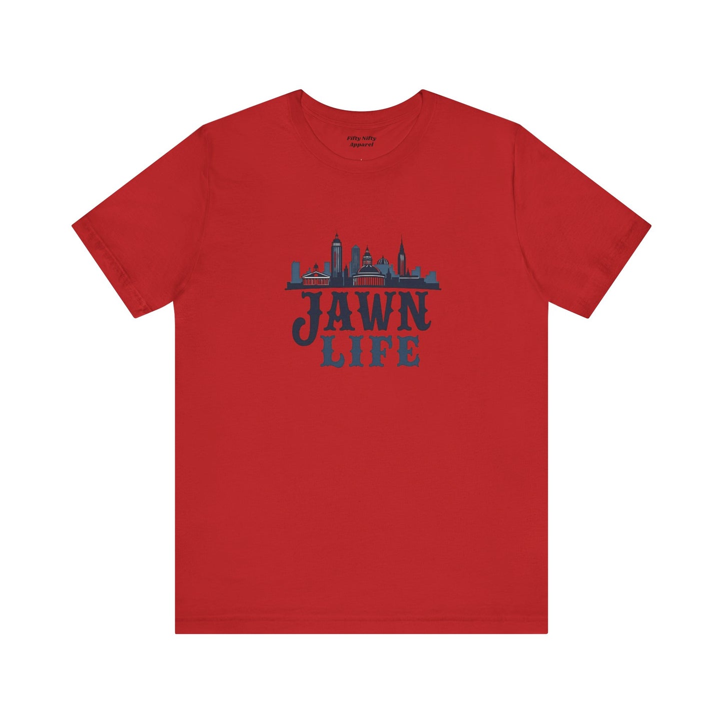 Jawn Life Unisex Jersey Tee - City Skyline Graphic Tee for Urban Style