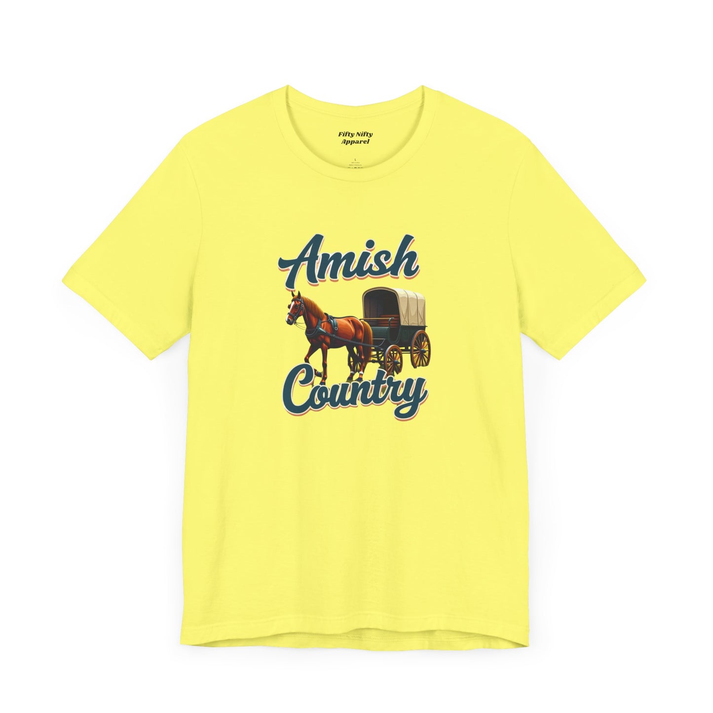 Amish Country Unisex Jersey Style T-Shirt