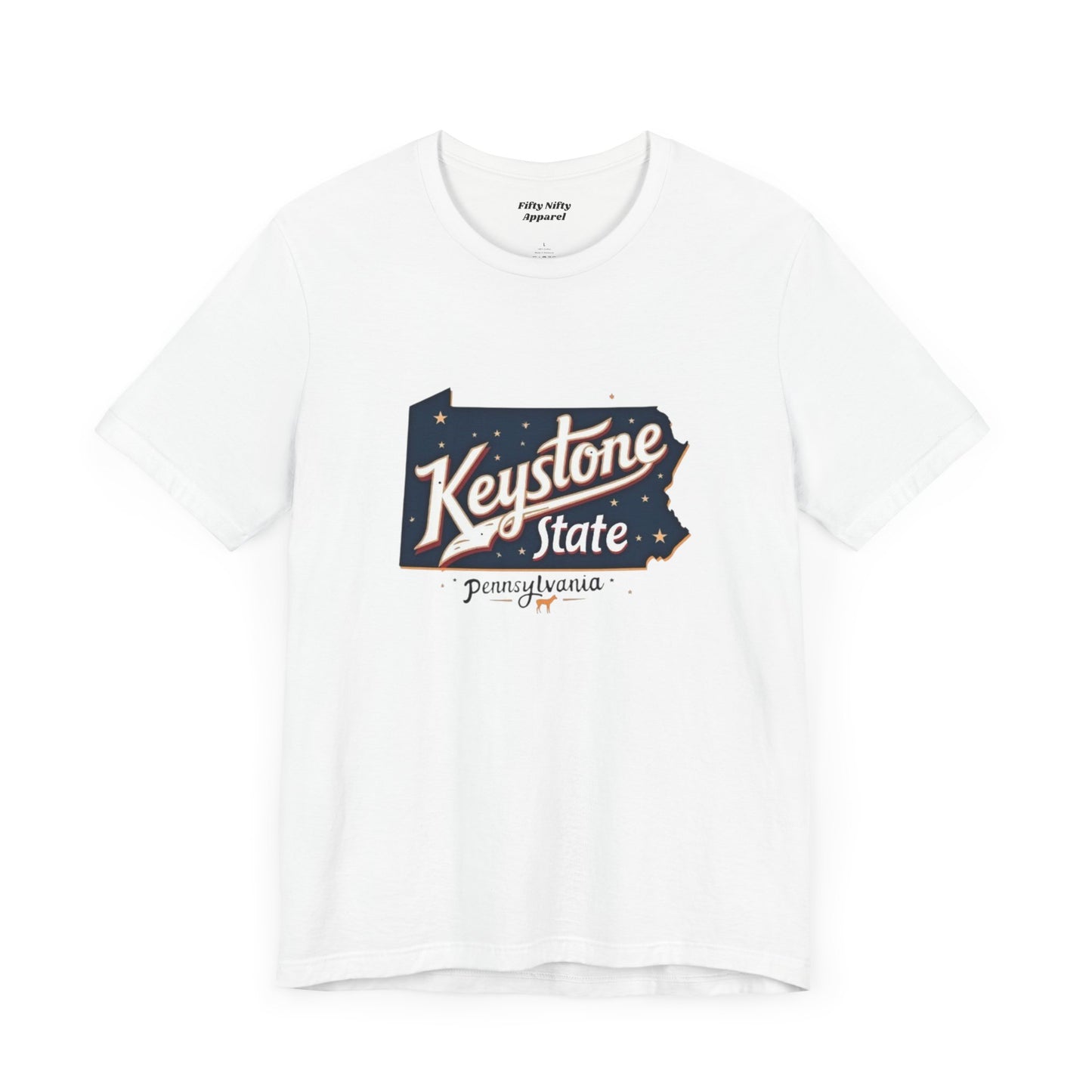 Keystone State Unisex Jersey Tee - Vintage Pennsylvania Design